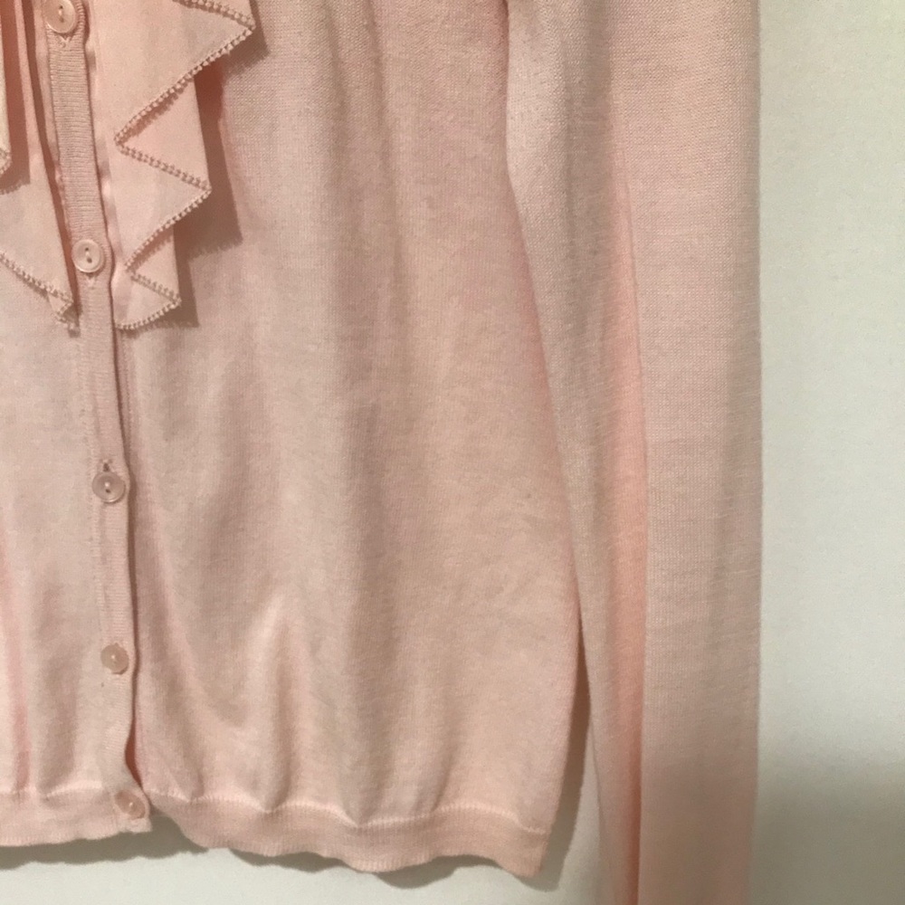 Halogen Ruffle Neck Cardigan - Picture 7 of 9